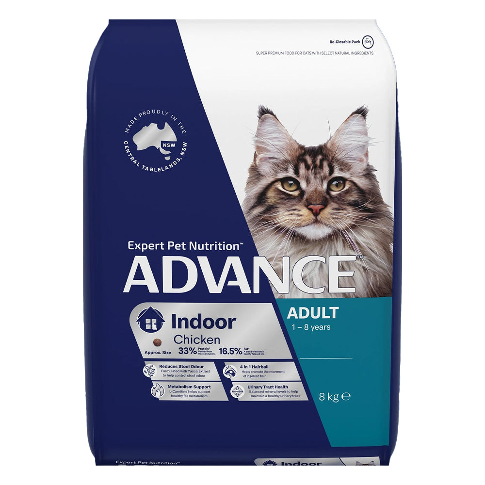 Advance Indoor Adult Chicken Dry Cat Food