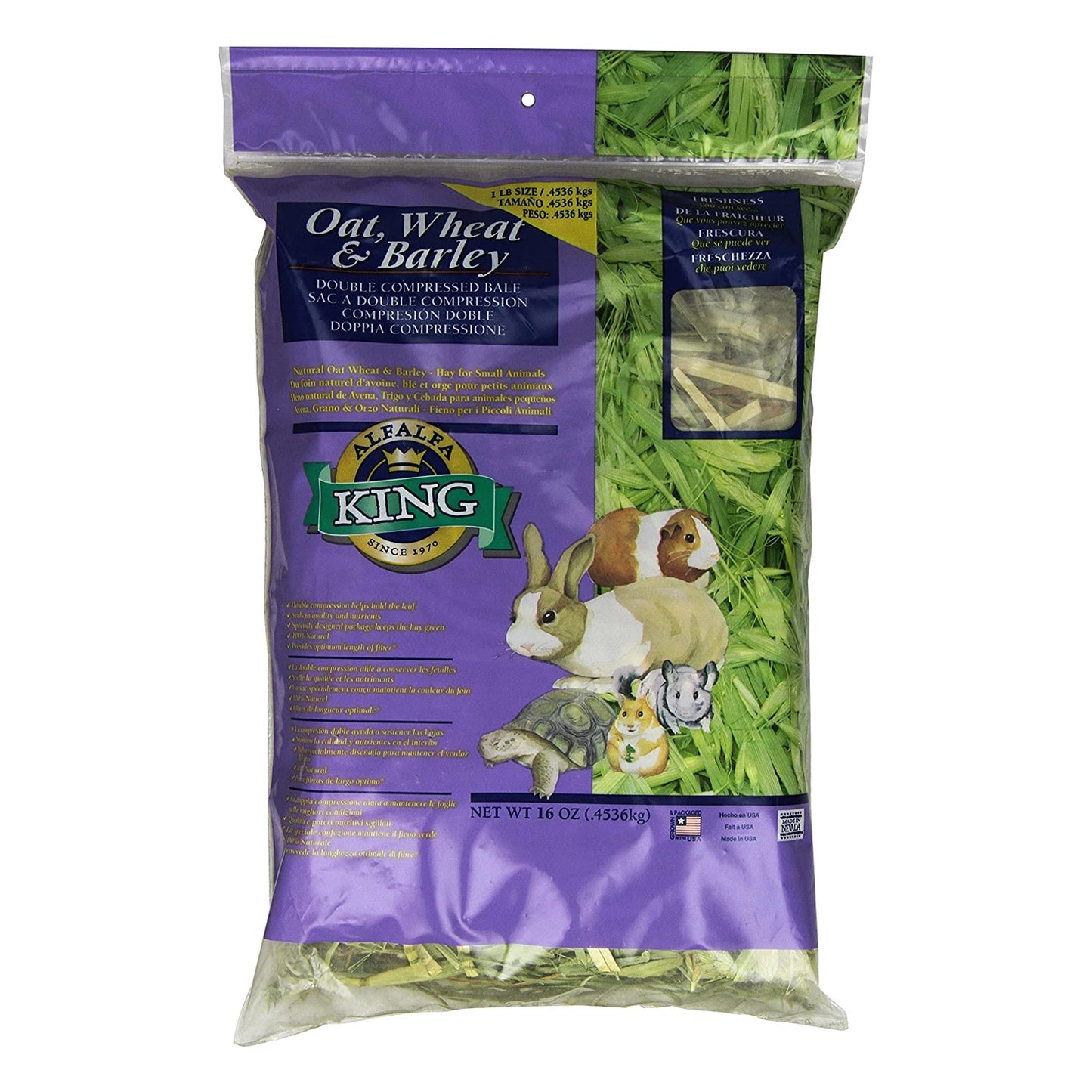 Alfalfa King Oat, Wheat & Barley Hay