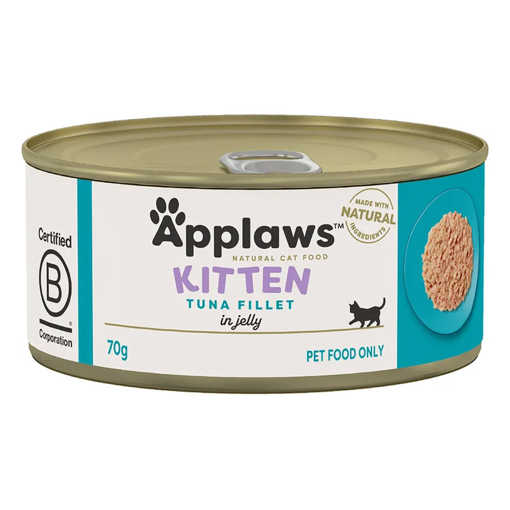 Applaws Natural Kitten Tuna Fillet in Jelly Wet Cat Food 70gm