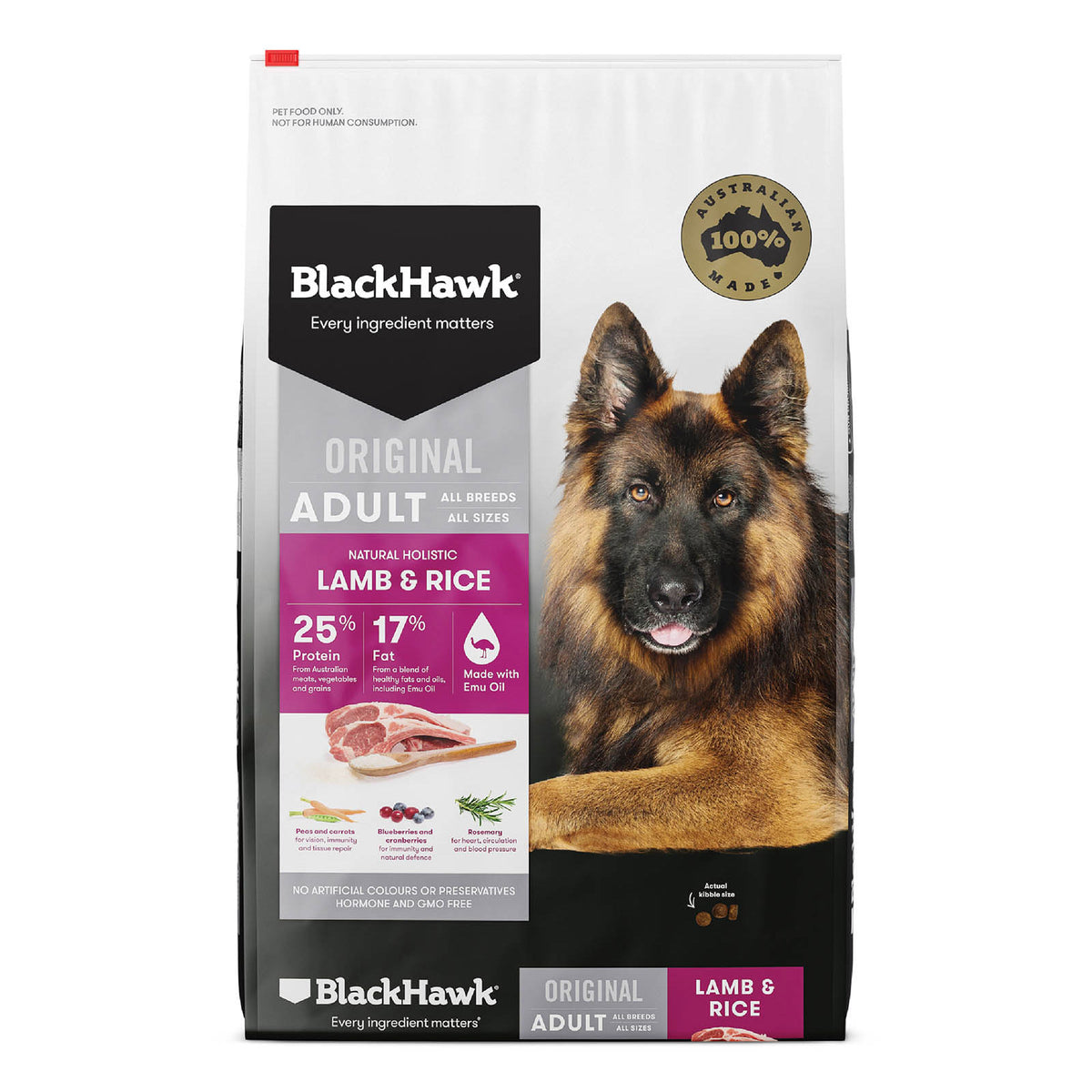 Black Hawk Original Adult Lamb & Rice Dry Dog Food