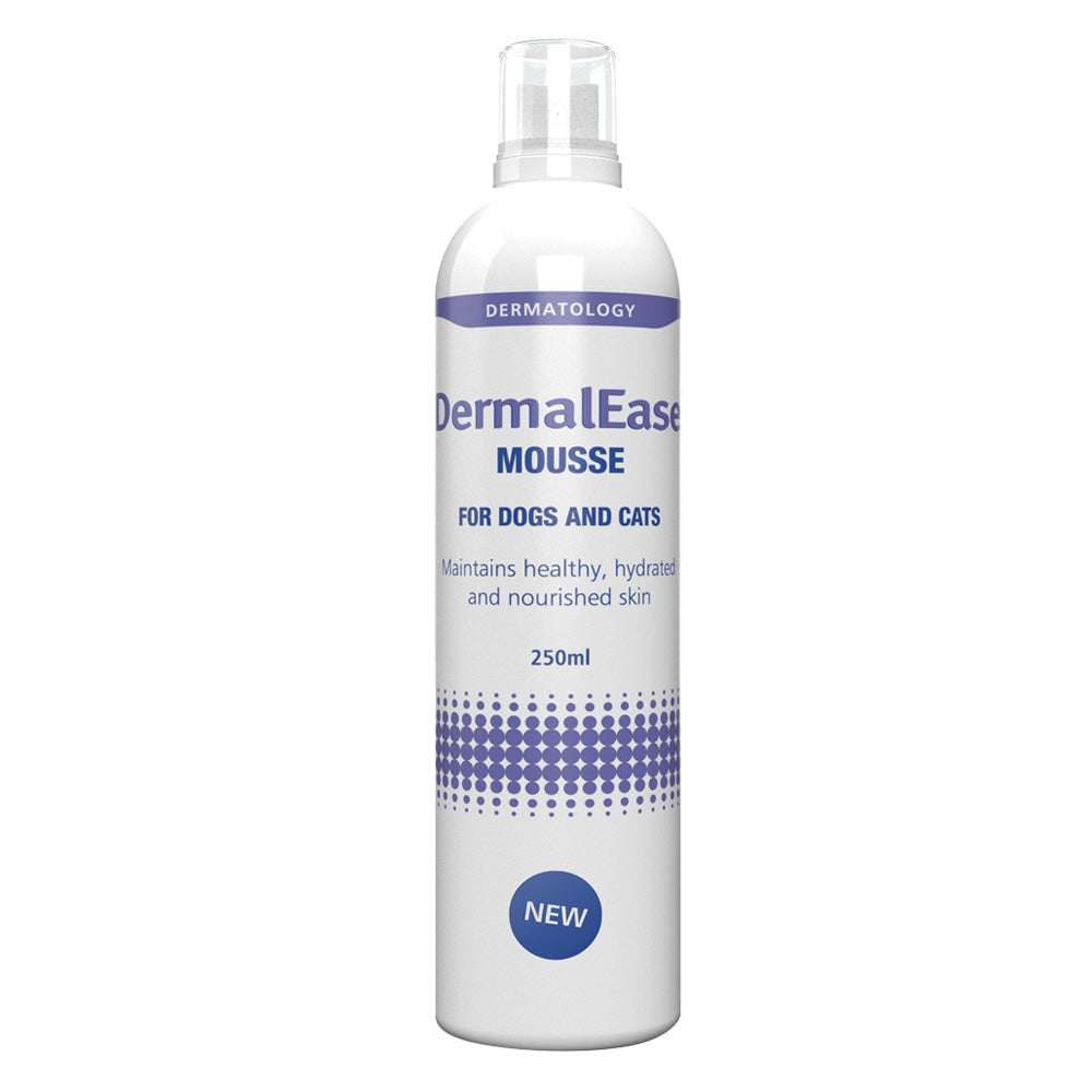 DermalEase Mousse Topical Skin And Coat Supplement For Dogs and Cats