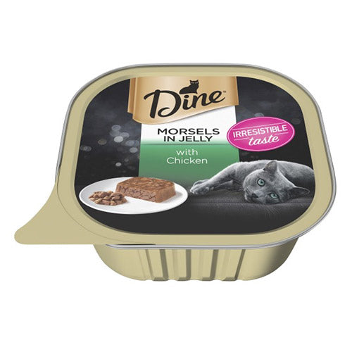 Dine Classic Collection Jelly Morsels with Chicken Wet Cat Food 85gm
