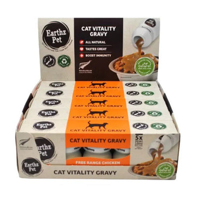 Earthz Pet Free Range Chicken Vitality Gravy for Cats 30ml