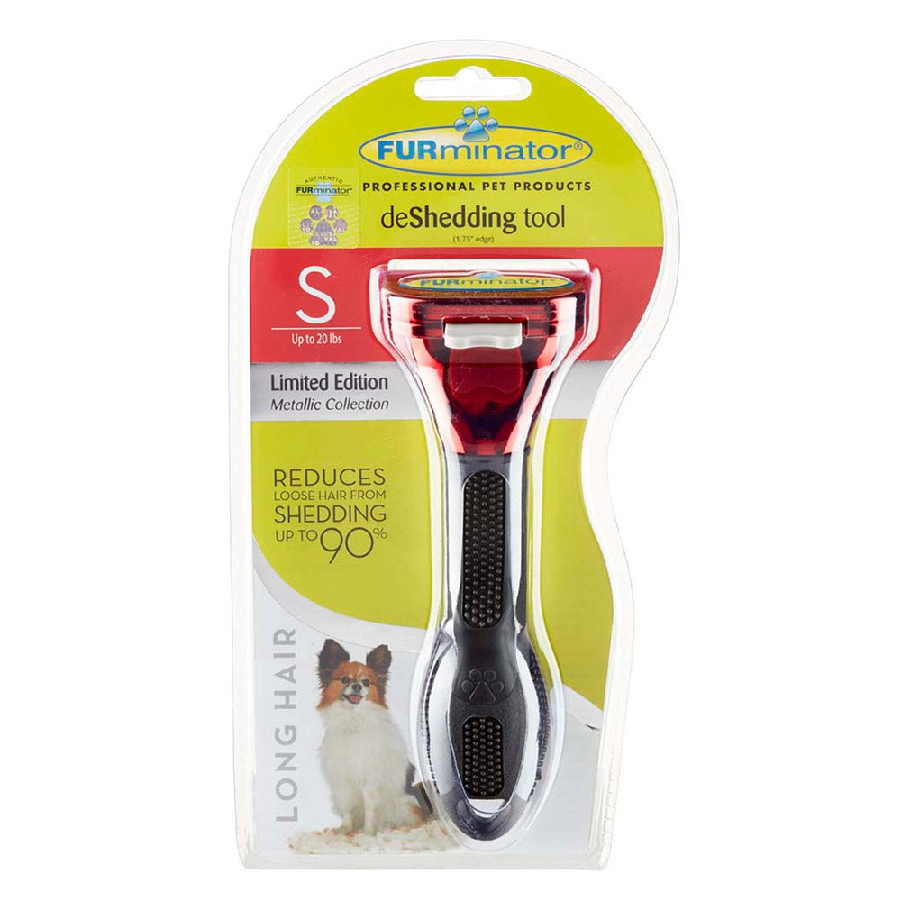 FURminator Metallic deShedding Tool for Dogs - Small