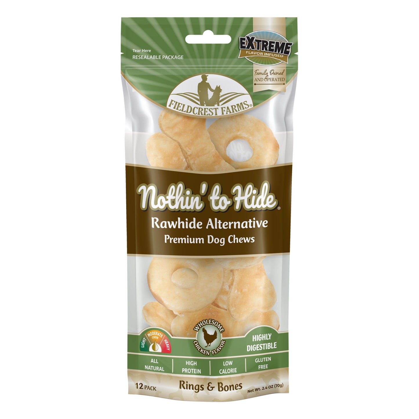 Nothin' to Hide Ring Bone Chicken 12 piece