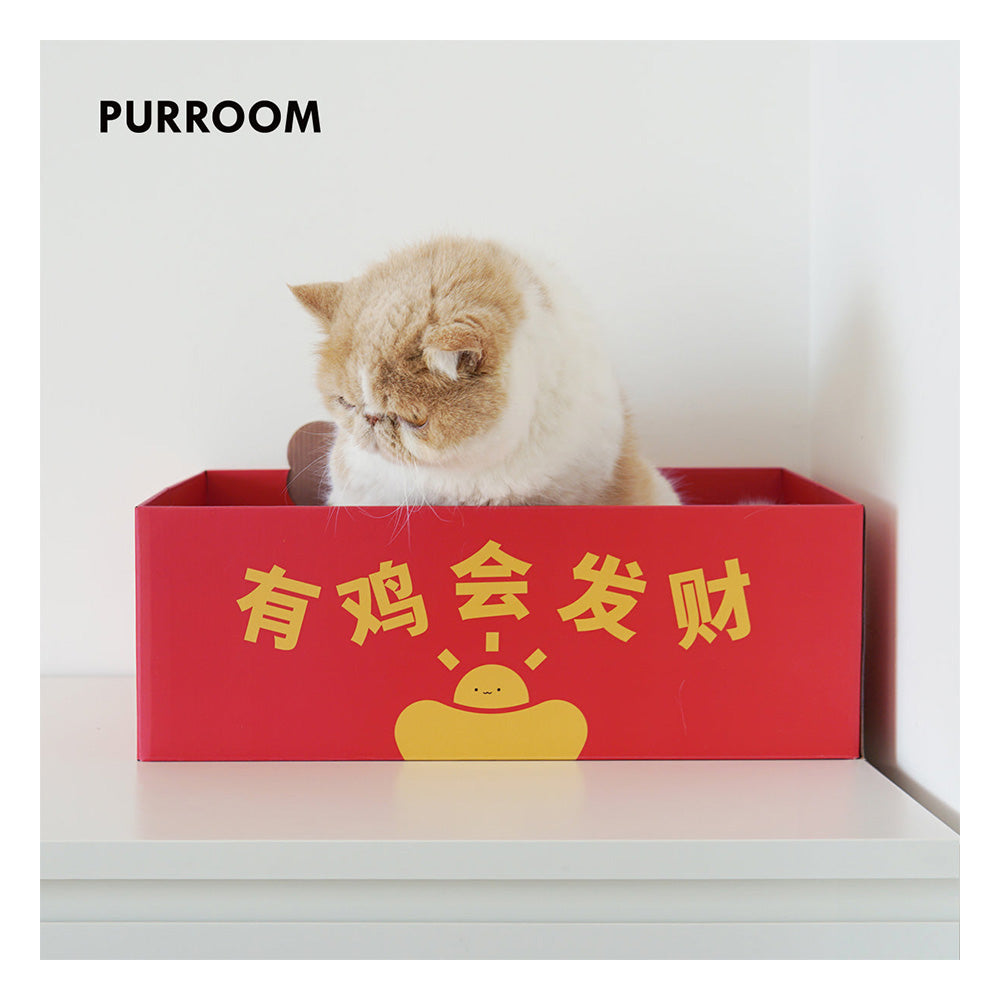 Purroom Fortune Cat Scratching Box