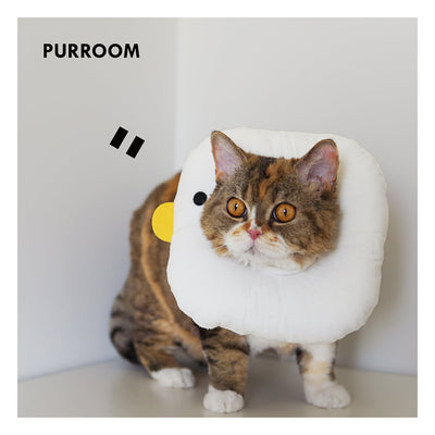 Purroom Pet Recovery Collar - Chick Medium