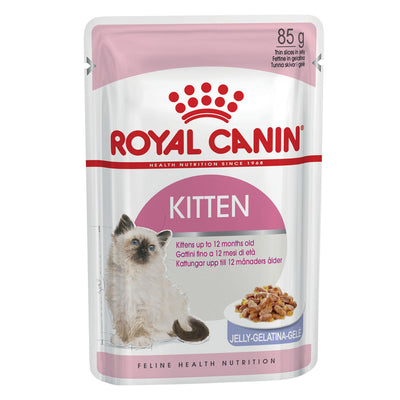 Royal Canin Kitten Chunks In Jelly Pouches Wet Cat Food 85 Gms
