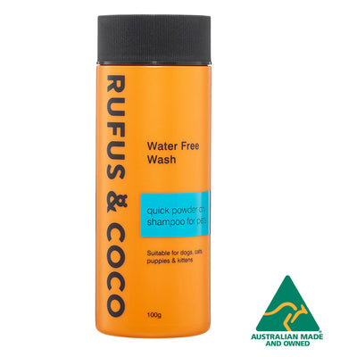Rufus & Coco Water Free Wash Dry Shampoo for Dogs, Cats, Puppies & Kittens