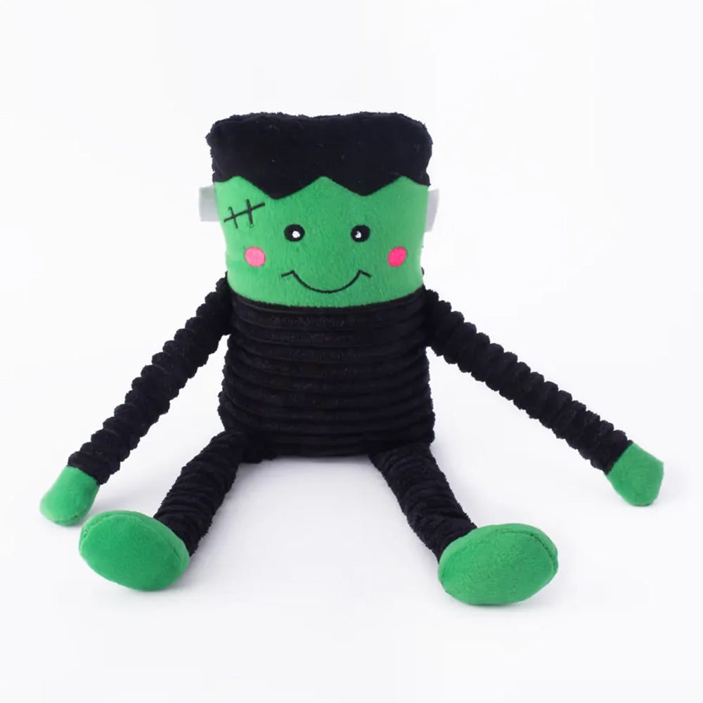 Zippy Paws Halloween Crinkle Toys for Dogs - Frankensteins Monster