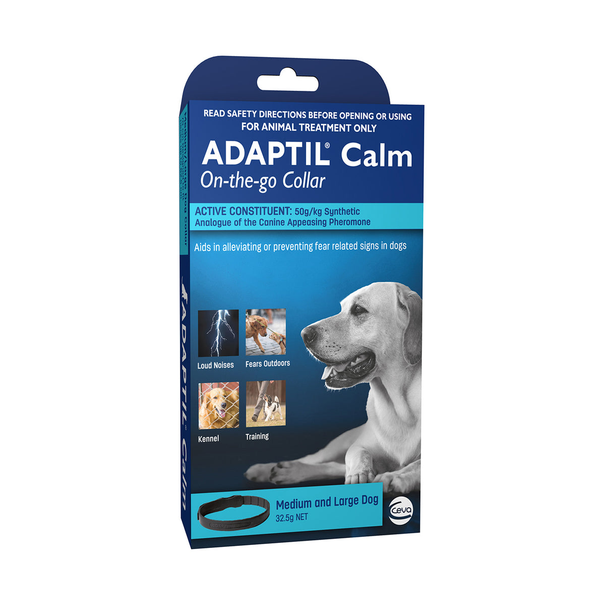 Adaptil Calm On-The-Go Collar for Dogs Anxiety Support | Whiskers & Wags