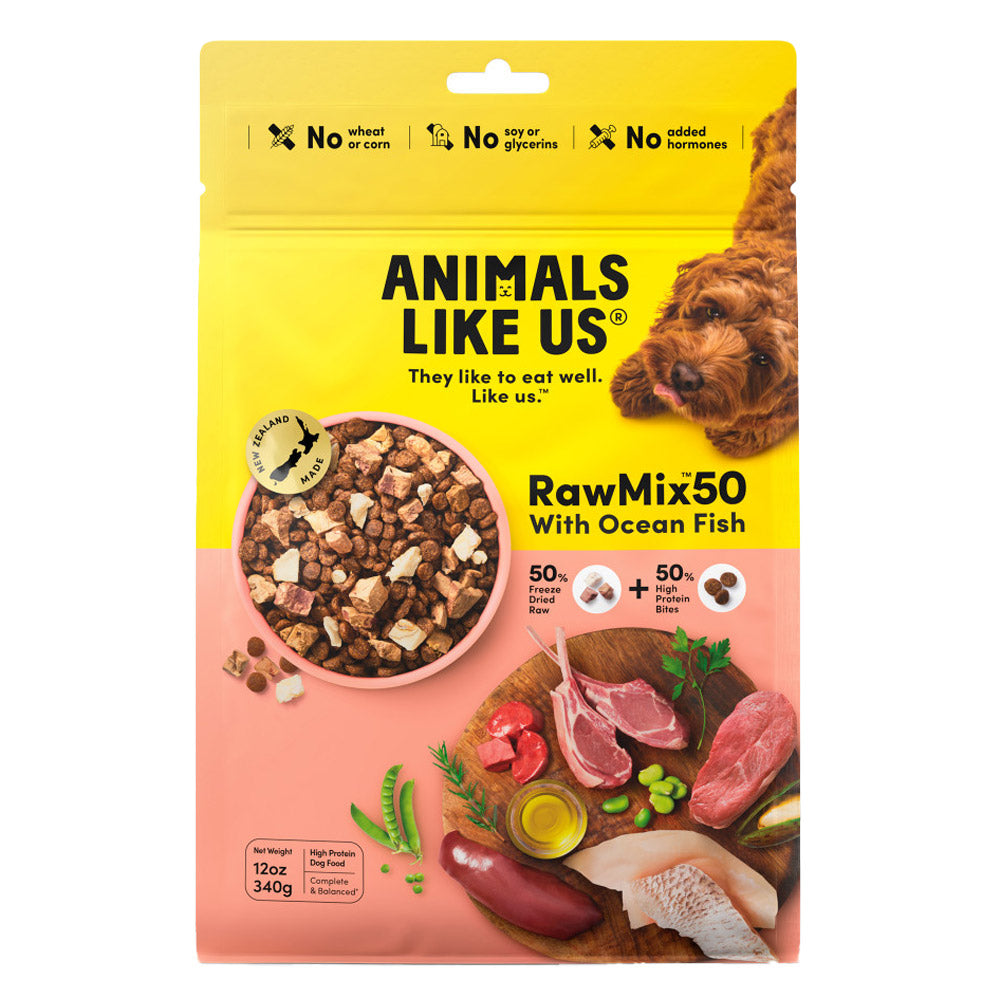 Animals Like Us RawMix50 with Ocean Fish Dry Dog Food