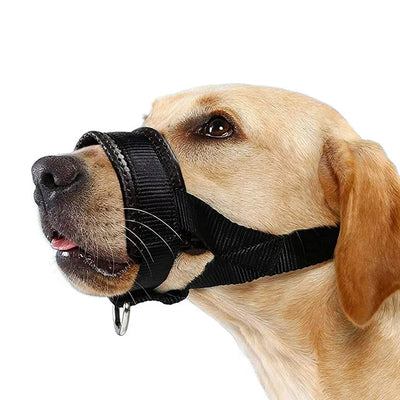Beau Pets Adjustable Nylon Muzzle - Black Small