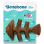 Benebone Fishbone Jack Salmon Chew Toy for Dogs Medium
