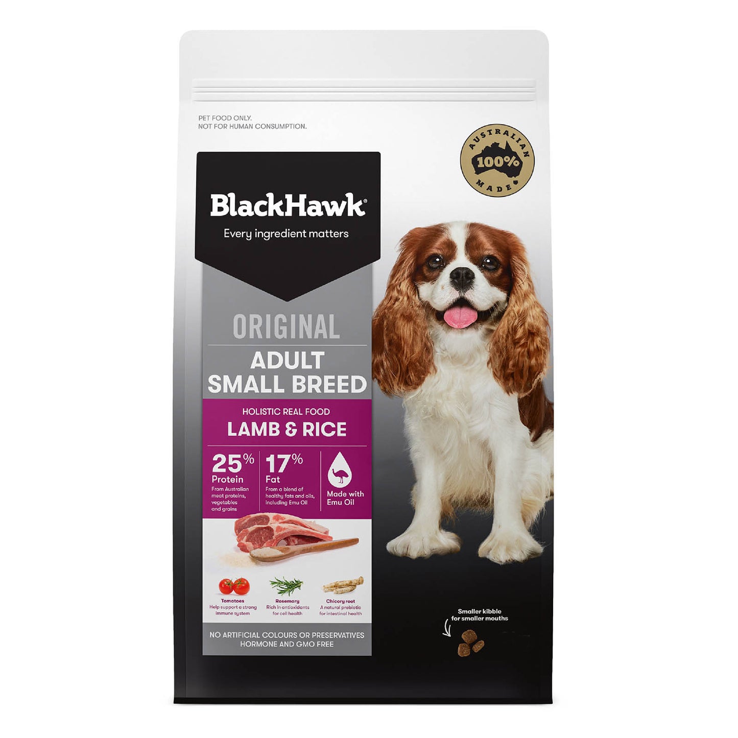 Black Hawk Original Adult Small Breed Lamb & Rice Dry Dog Food