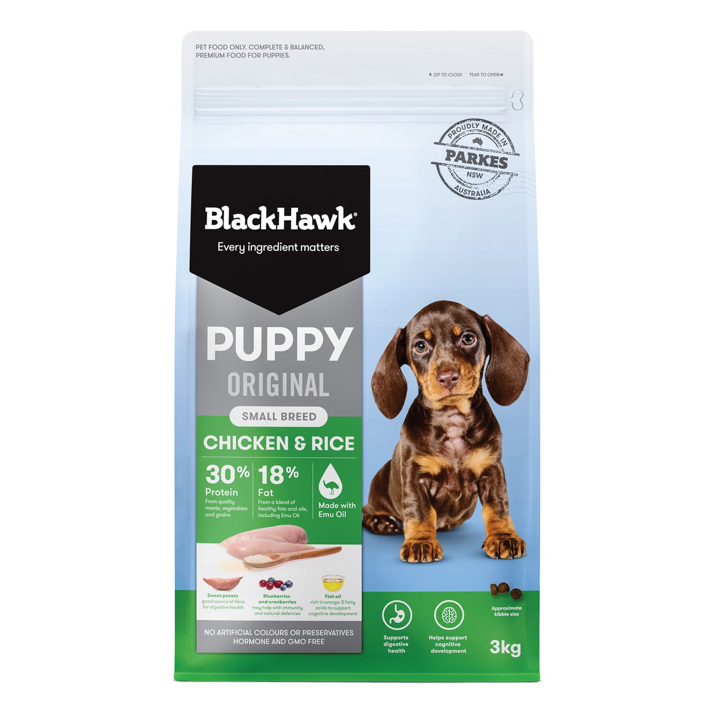 Black Hawk Original Puppy Small Breed Chicken & Rice Dry Dog Food