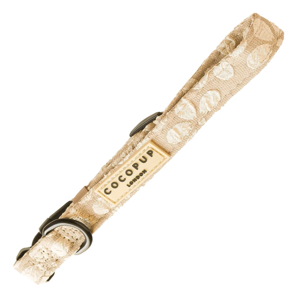 Cocopup London Collar for Dogs Mocha Flower