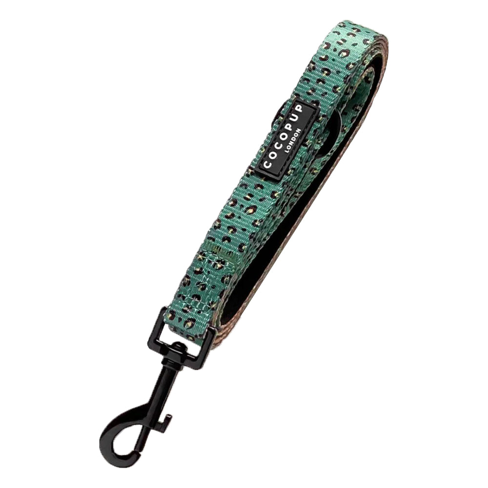 Cocopup London Lead for dogs Khaki Leopard