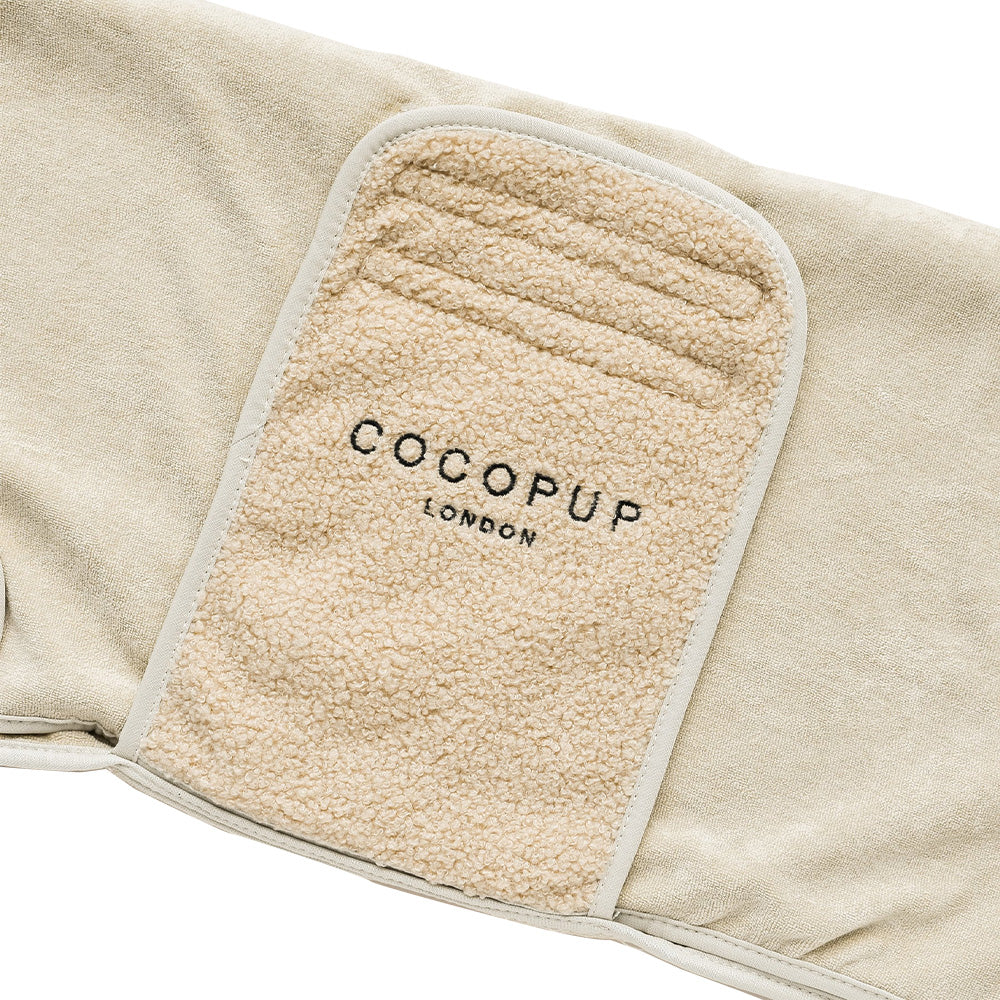 Cocopup London Teddy Drying Robe for Dogs