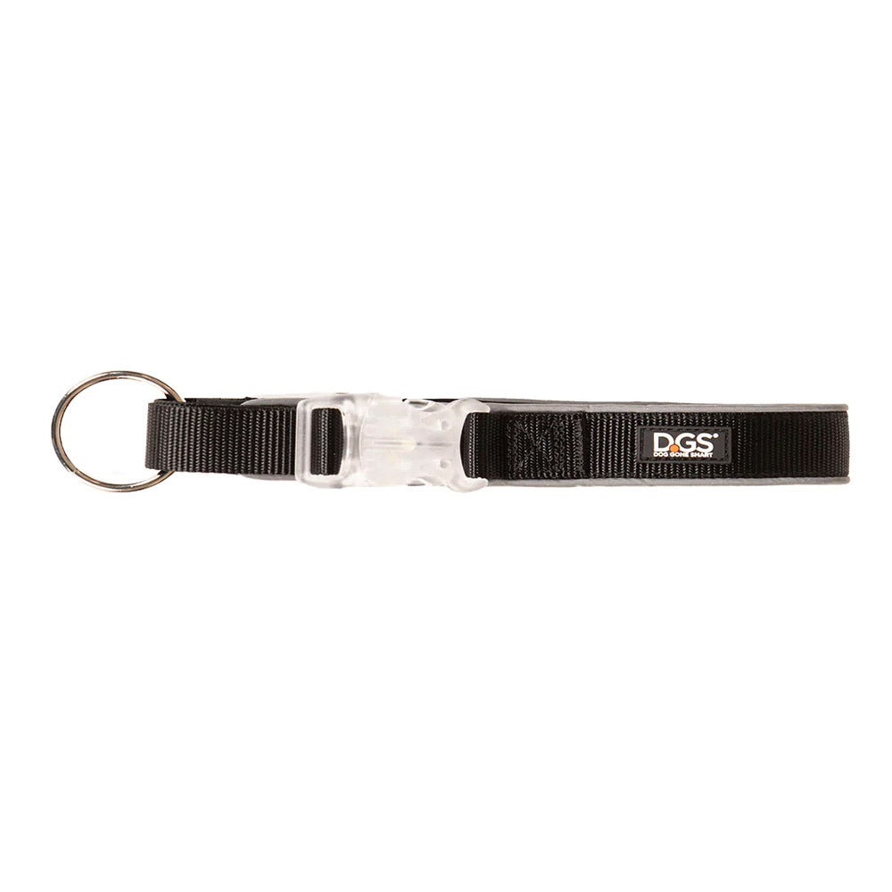 DGS Comet LED Safety Collar (Black) Small -1.5cm x 34 - 41cm