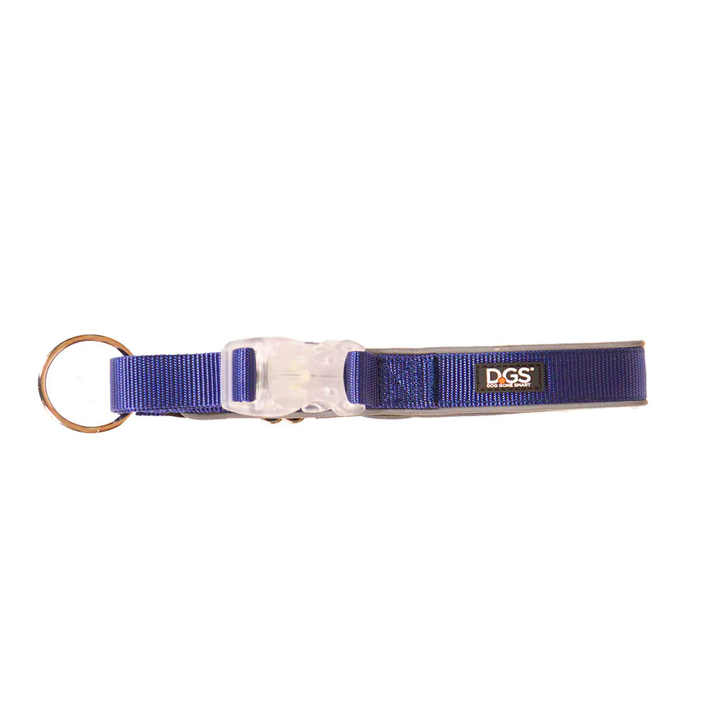 DGS Comet LED Safety Collar (Navy) Large - 2.5cm x 45 - 63cm