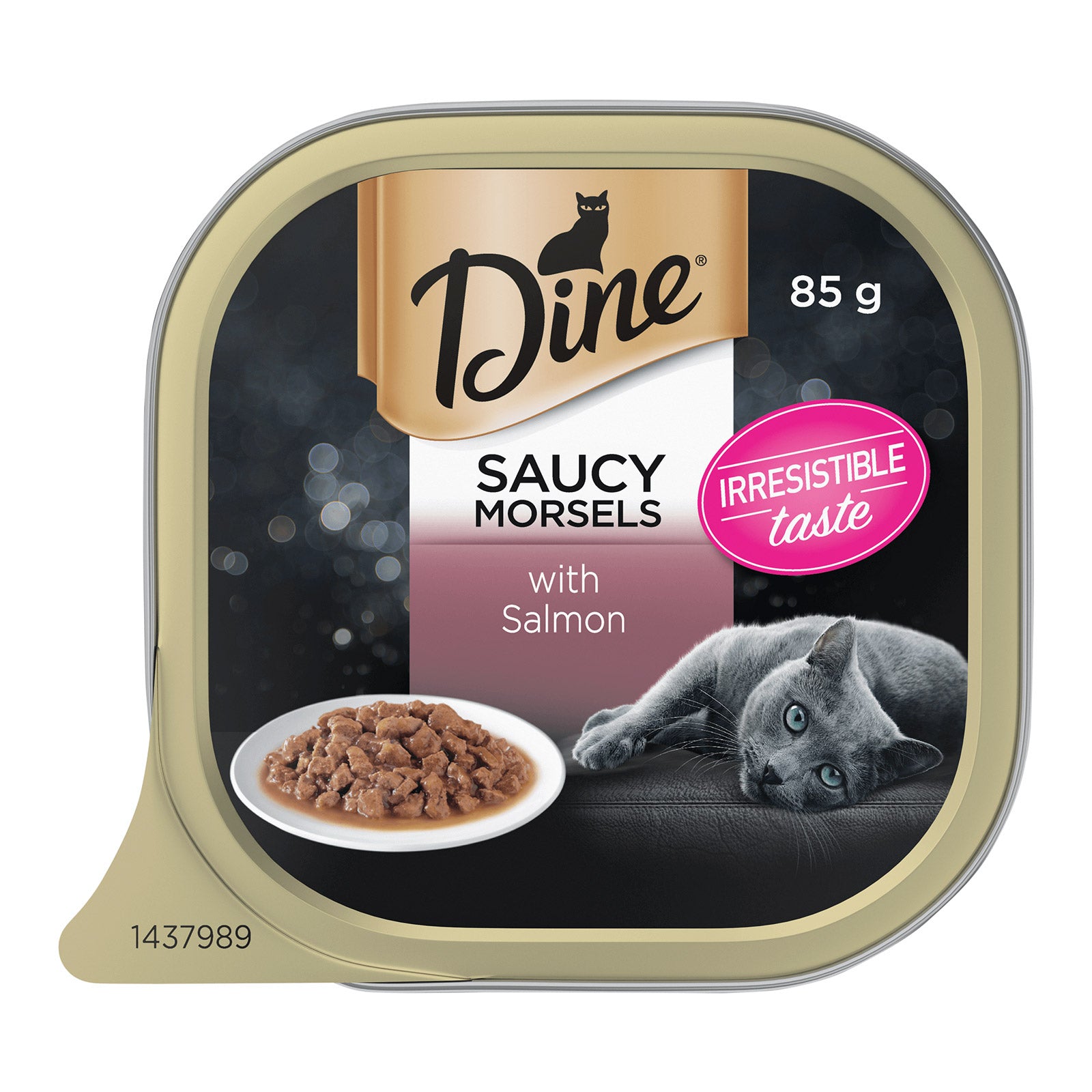 Dine Cat Adult Multipack Saucy Morsels Salmon 85g X 7 Cans