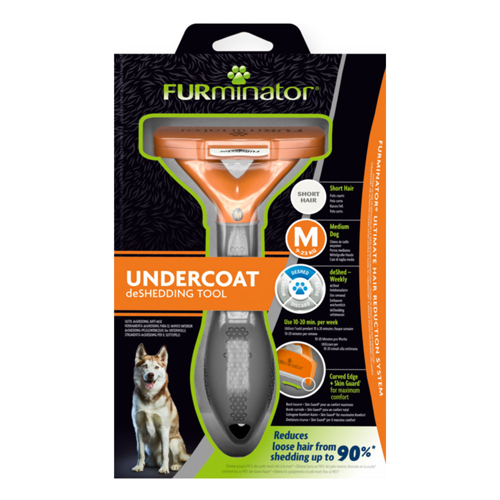 Furminator Undercoat Deshedding Tool for Short Hair Dogs Medium