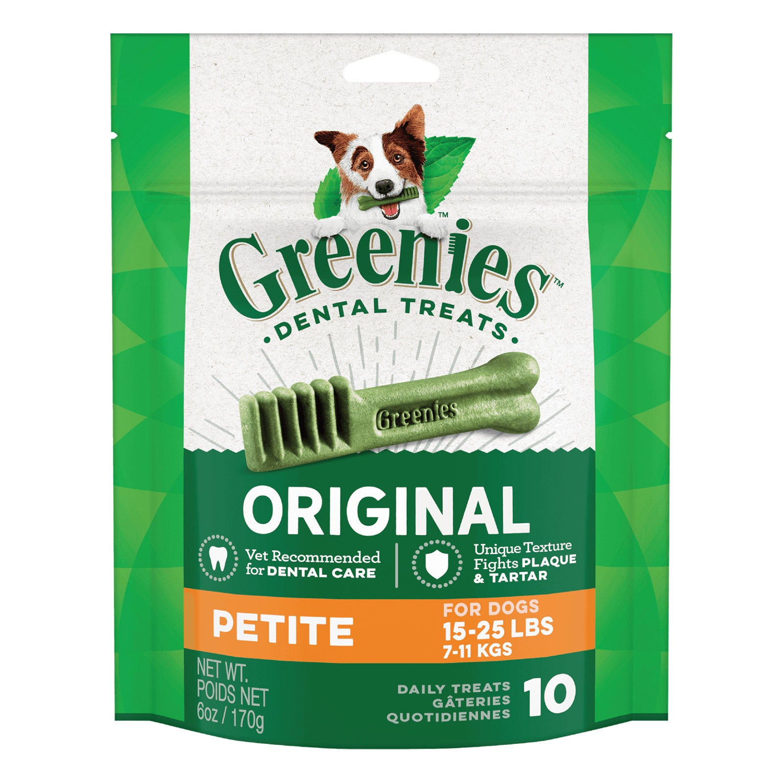 Greenies Original Dental Dog Treats Petite 7 - 11kg