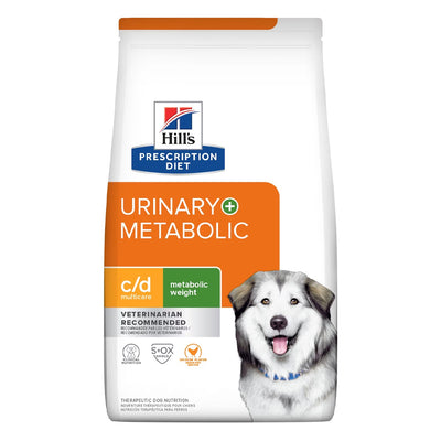 Hill's Prescription Diet c/d Multicare Urinary + Metabolic Weight Chicken Flavour Dry Dog Food