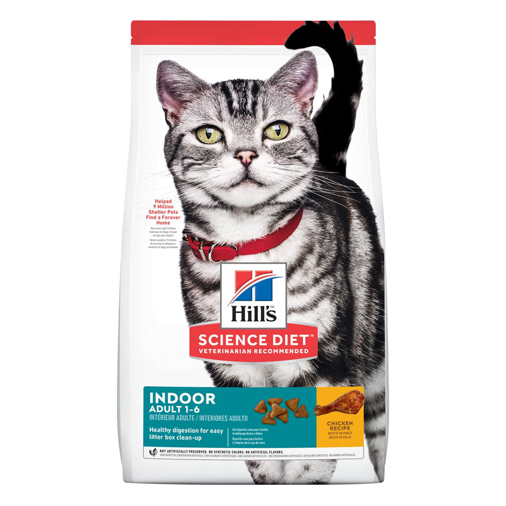 Hill's Science Diet Indoor Adult 1-6 Chicken Recipe Dry Cat Food
