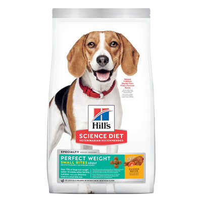Hill's Science Diet Perfect Weight Small Bites Adult Chicken Recipe Dry Dog Food