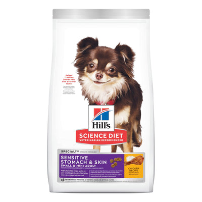 Hill's Science Diet Sensitive Stomach & Skin Small & Mini Adult Chicken Recipe Dry Dog Food