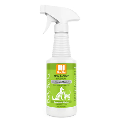 Nootie Skin & Coat Solutions Conditions & Moisturizes Daily Spritz for Dogs & Cats - Cucumber Melon