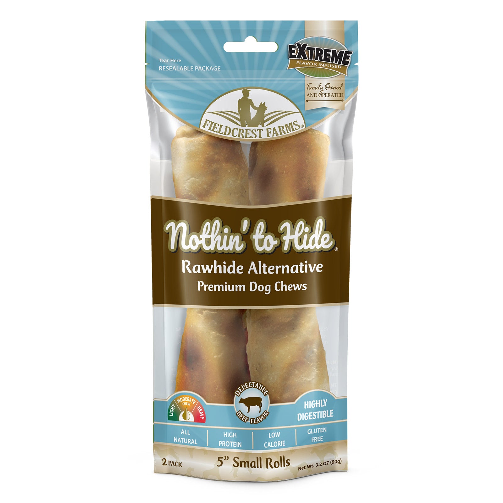 Nothin' to Hide Beef Roll Small 5 Inch