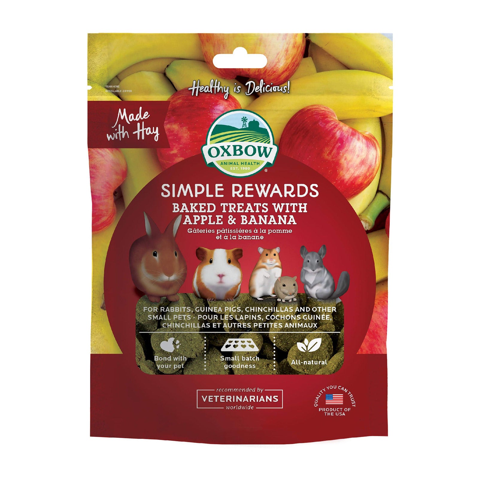 Oxbow Apple Banana Treats
