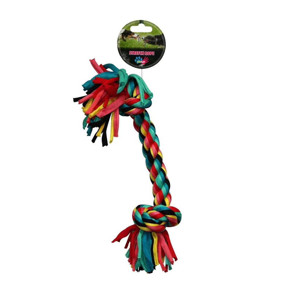 Paw Play Stretch Rope Bone