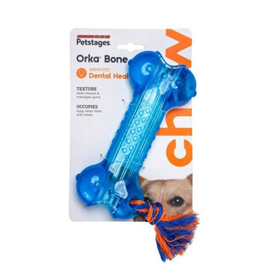 Petstages Orka Chew Toy Bone - Blue
