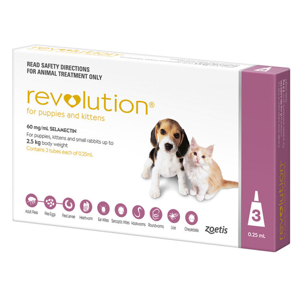 Revolution (Selamectin) For Kittens (Pink)