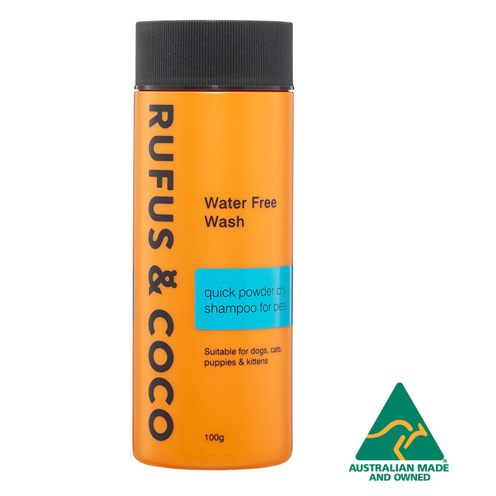 Rufus & Coco Water Free Wash Dry Shampoo  for Dogs, Cats, Puppies & Kittens