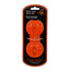 Scream Xtreme Treat Dumbbell Dog Toy - Loud Orange