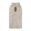 Snooza Wear Knit Polo Dog Sweater Oatmeal