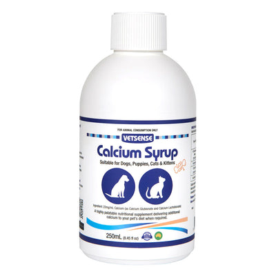 Vetsense Calcium Syrup for Dogs & Cats