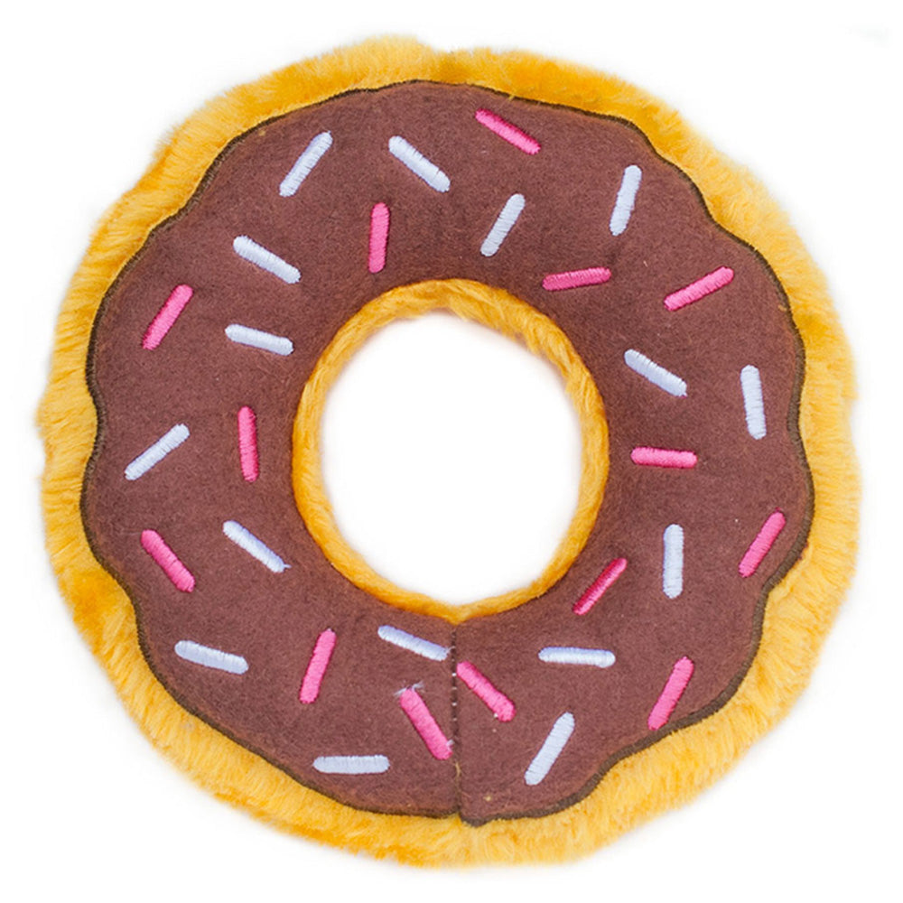 Zippy Paws Donutz Toys for Dogs - Chocolate