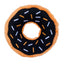 Zippy Paws Donutz Toys for Dogs - Pumpkin Spice