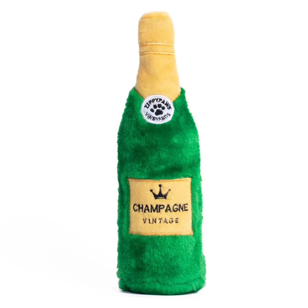 Zippy Paws Happy Hour Crusherz Toys for Dogs - Champagne